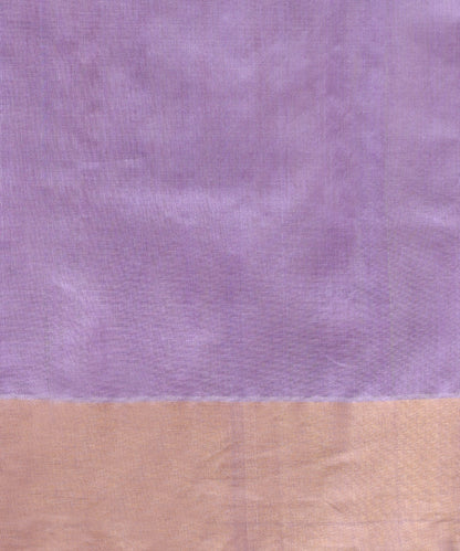 Lavender_Handloom_Pure_Cotton_Chanderi_Saree_With_Golden_Flower_Boota_WeaverStory_05