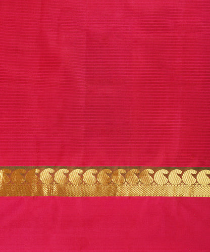 Wine_Handloom_Pure_Silk_Kanjivaram_Saree_With_Paisley_And_Pink_Border_WeaverStory_05