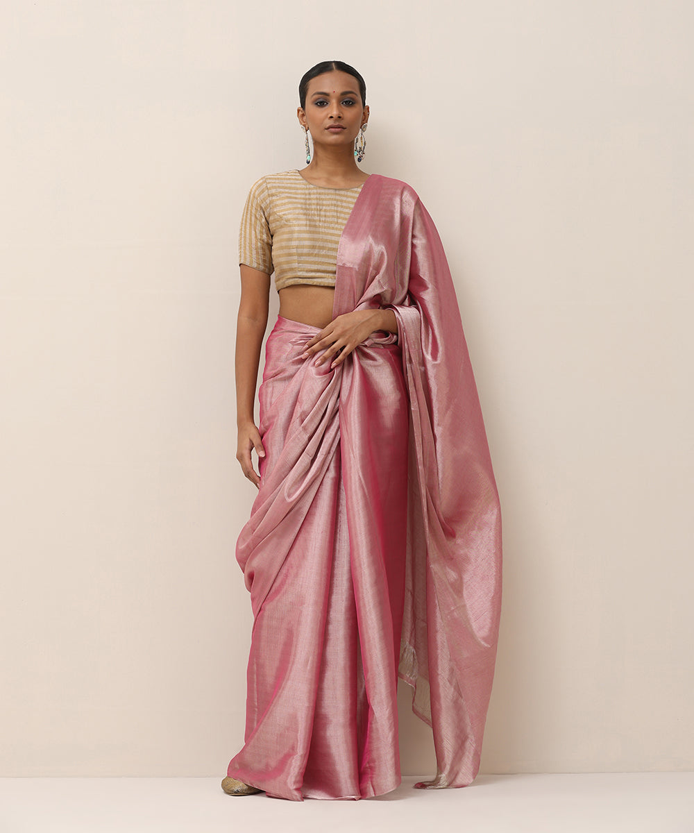 Handloom_Soft_Pink_Pure_Tissue_Chanderi_Saree_WeaverStory_01