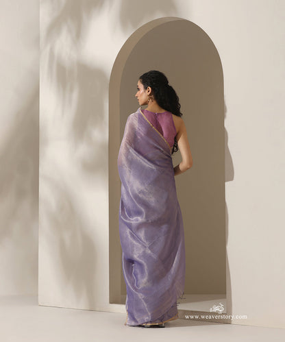 Purple_Handloom_Pure_Silk_Chanderi_Saree_With_Gold_Zari_Stripes_WeaverStory_03