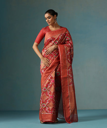 Red_Handloom_Pure_Kota_Silk_Saree_With_Zari_Work_WeaverStory_02