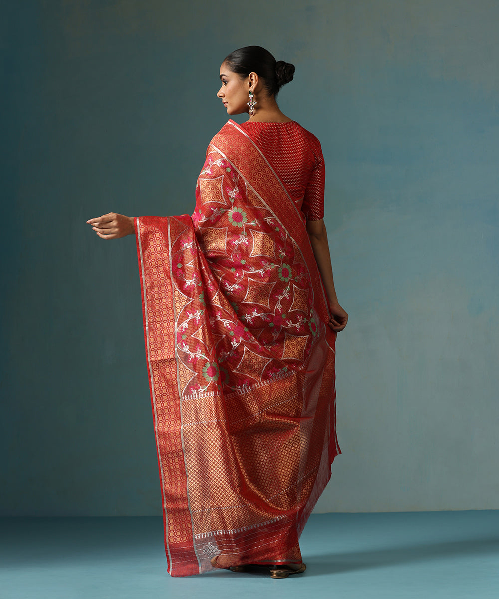 Red_Handloom_Pure_Kota_Silk_Saree_With_Zari_Work_WeaverStory_03