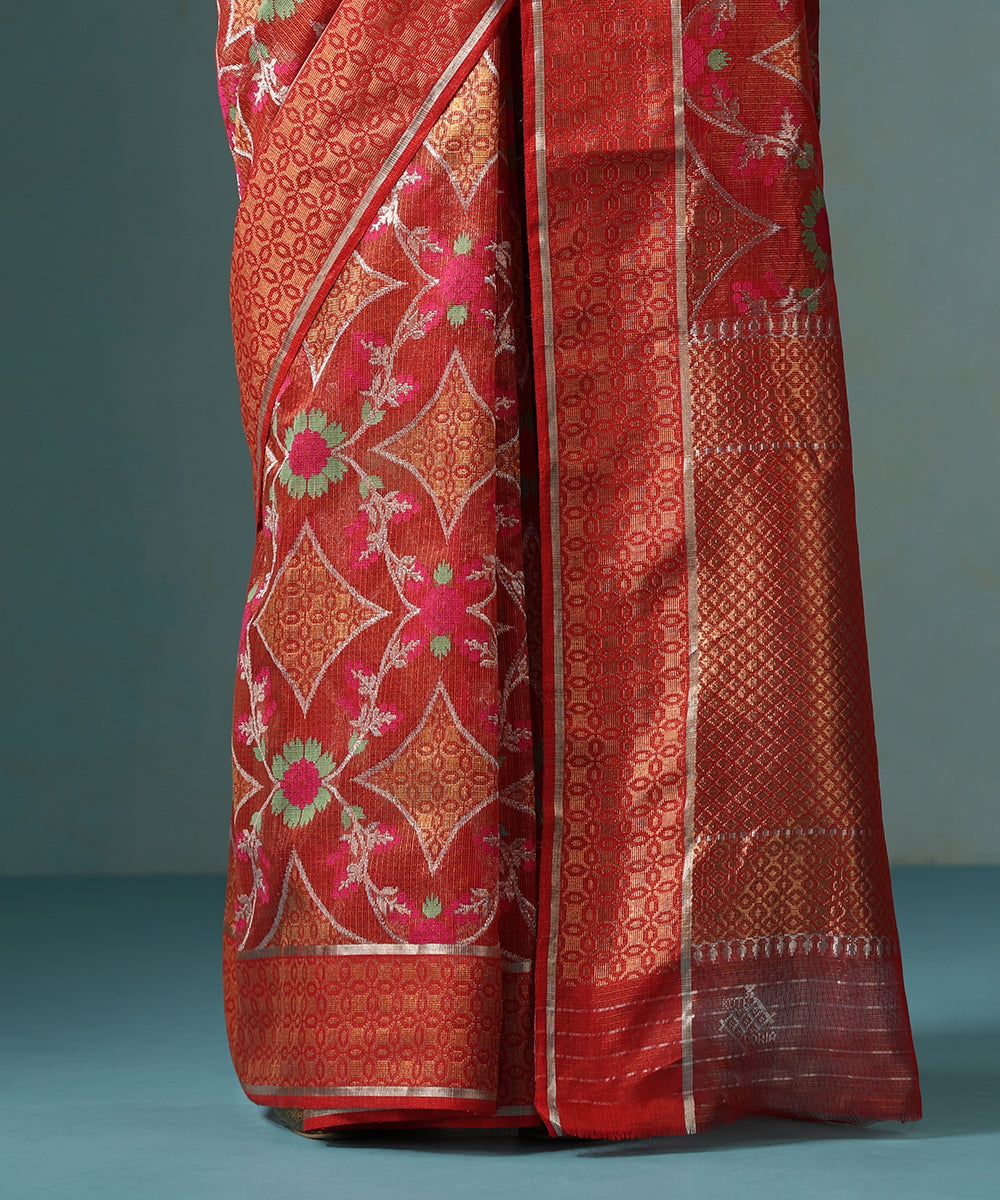 Red_Handloom_Pure_Kota_Silk_Saree_With_Zari_Work_WeaverStory_04