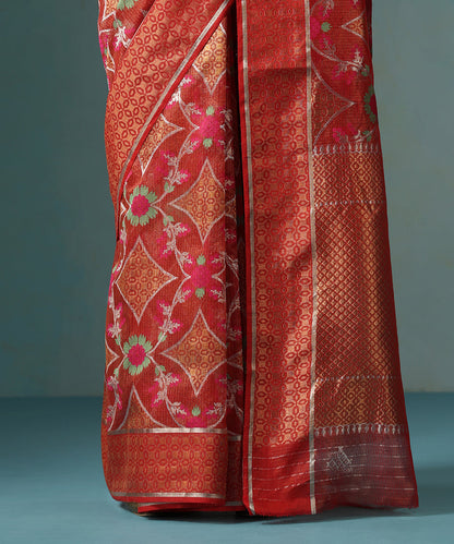 Red_Handloom_Pure_Kota_Silk_Saree_With_Zari_Work_WeaverStory_04