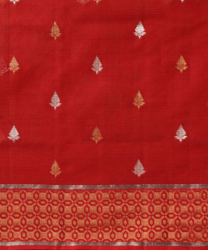 Red_Handloom_Pure_Kota_Silk_Saree_With_Zari_Work_WeaverStory_05