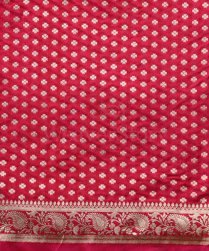 Handloom_Pink_Pure_Katan_Silk_Banarasi_Saree_With_Allover_Jaal_And_Ambi_Border_WeaverStory_05