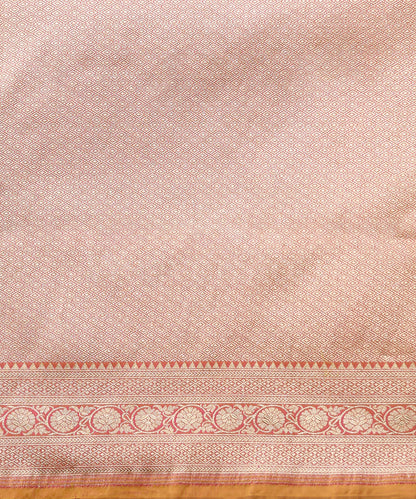 Peach_And_Pink_Handloom_Pure_Katan_Silk_Banarasi_Saree_With_Vertical_Stripes_WeaverStory_05