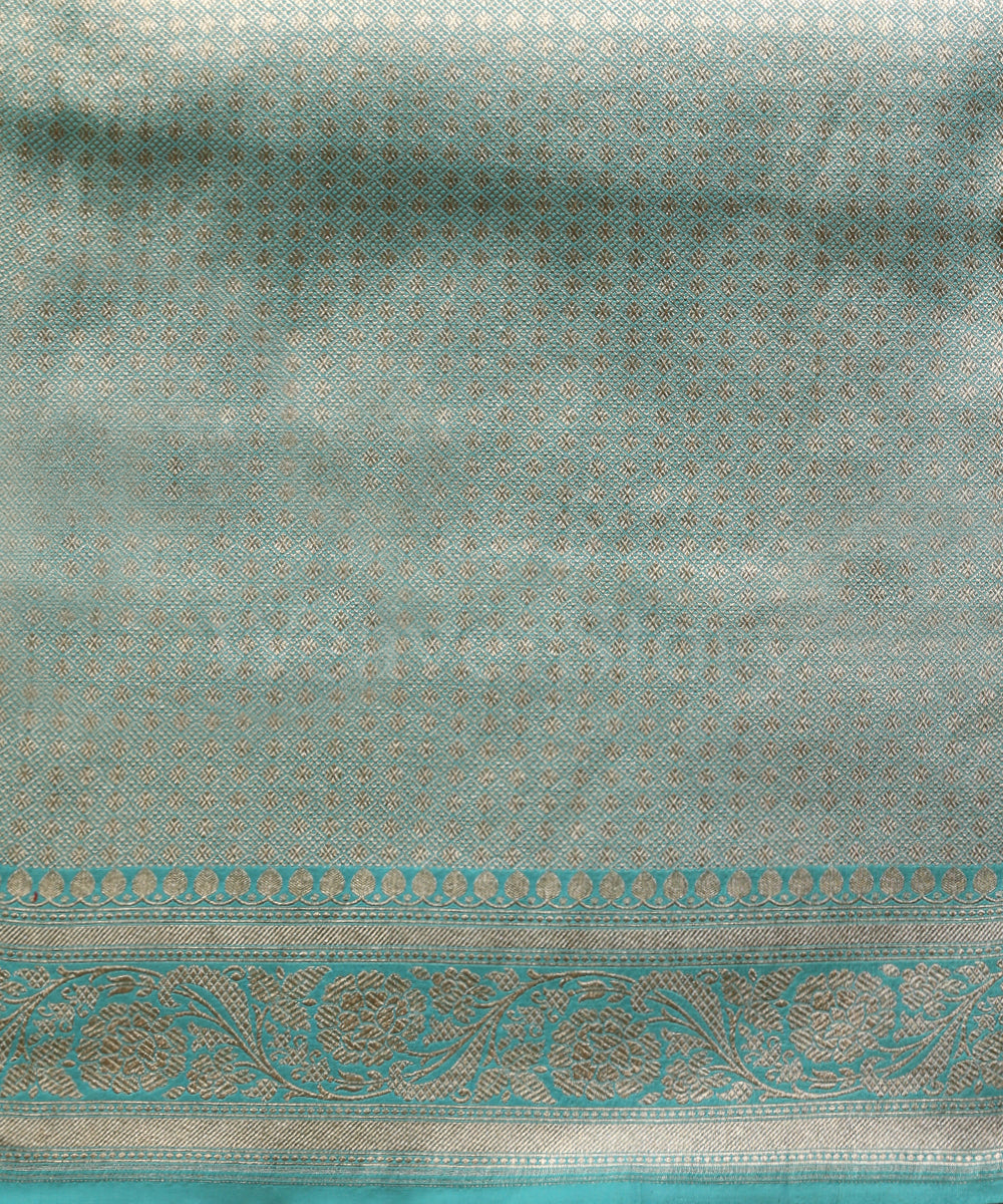 Handloom_Sky_Blue_Pure_Katan_Silk_Banarasi_Saree_Cutwork_Zari_Jaal_WeaverStory_05