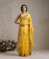 Yellow_Handloom_Pure_Silk_Chanderi_Saree_With_Floral_Boota_Wthi_Red_Meena_WeaverStory_02