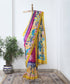 Black_Handloom_Hand_Batick_Pure_Mulbery_Silk_Saree_With_Multi_Colour_Floral_Motifs_WeaverStory_01
