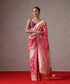 Pink_Duo_Tone_Handloom_Pure_Katan_Silk_Banarasi_Saree_With_Allover_Cutwork_Jaal_WeaverStory_02