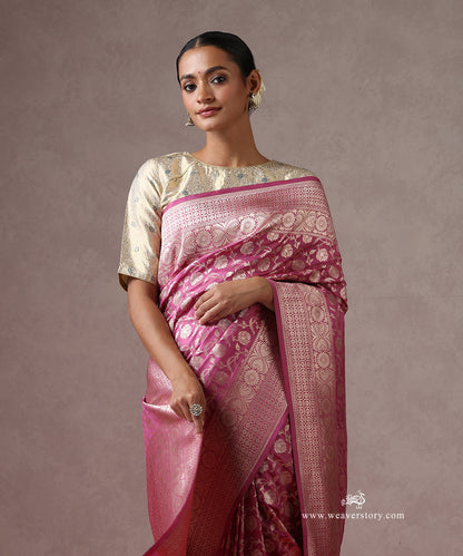 Mauve_Handloom_Pure_Katan_Silk_Banarasi_Saree_With_Cutwork_Floral_Jaal_WeaverStory_01