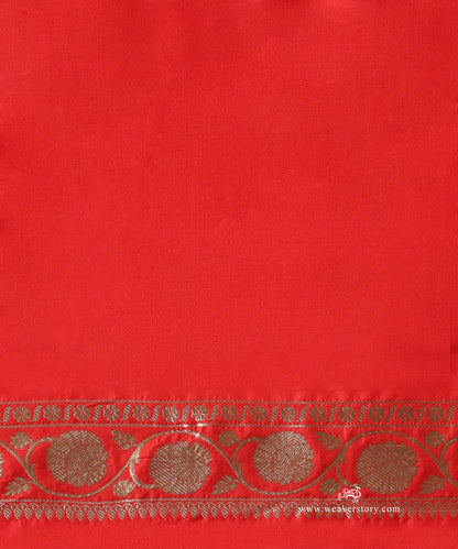 Red_Handloom_Pure_Katan_Silk_Banarasi_Saree_With_Cutwork_Floral_Jaal_WeaverStory_05