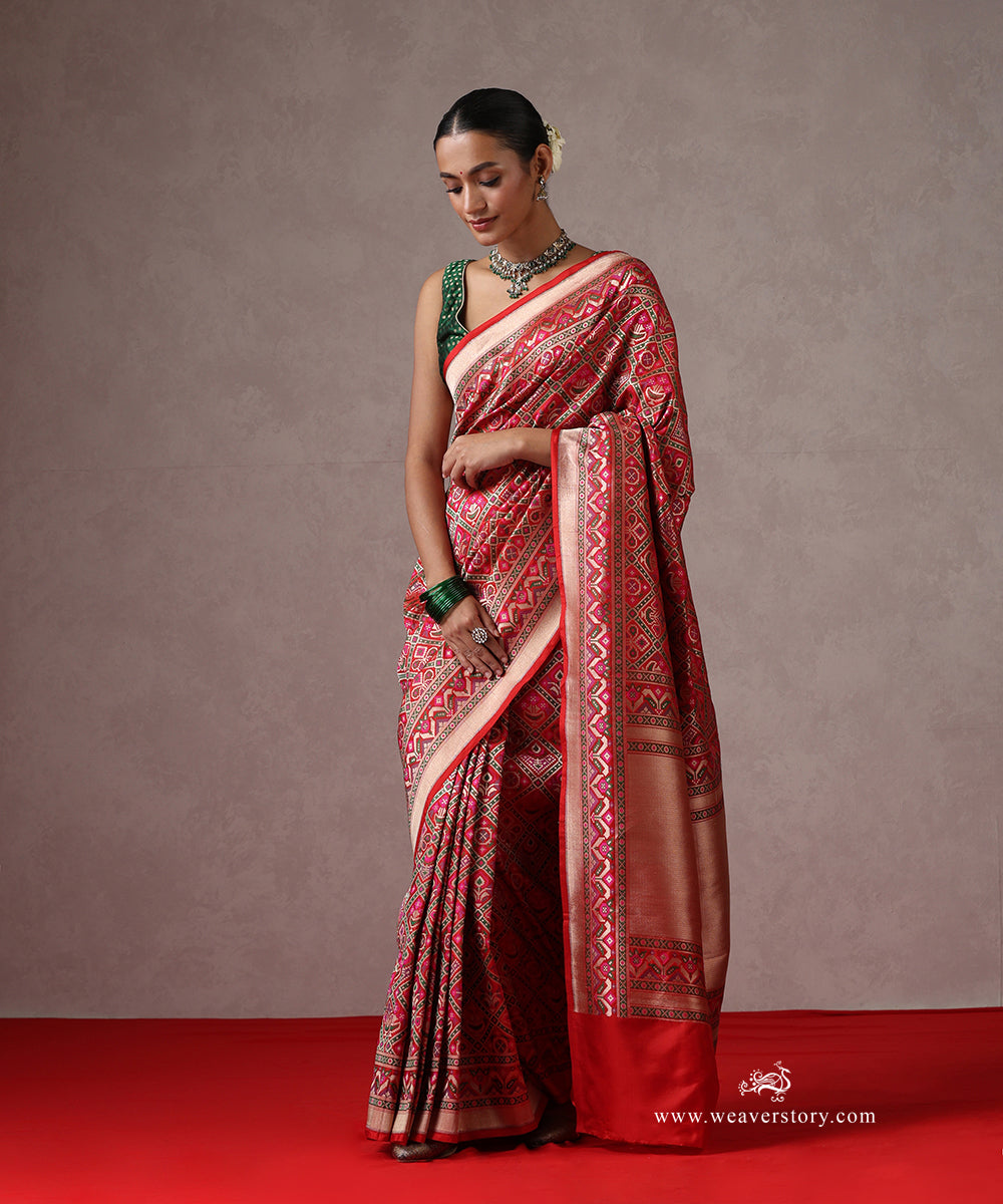 Handloom_Red_Pure_Katan_Silk_Banarasi_Patola_Saree_WeaverStory_02