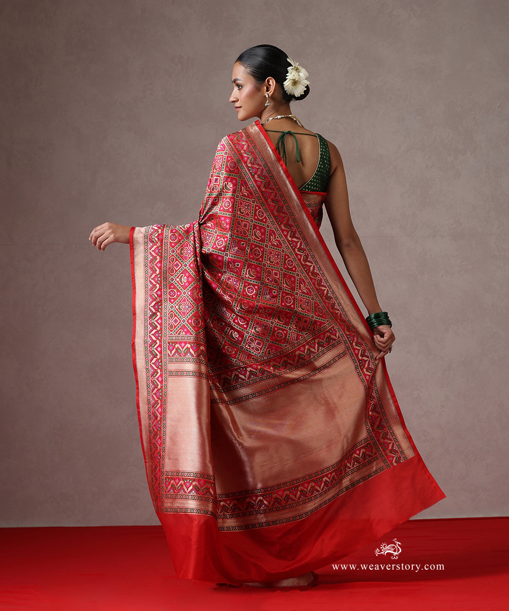 Handloom_Red_Pure_Katan_Silk_Banarasi_Patola_Saree_WeaverStory_03