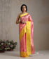 Handloom_Light_Pink_Pure_Silk_Chanderi_Saree_With_Flower_Boota_And_Yellow_Mashroo_Border_WeaverStory_02