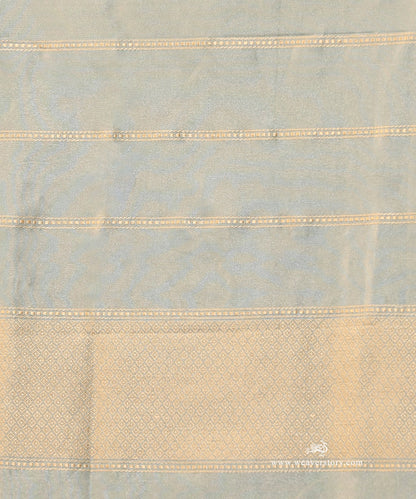 Handloom_Baby_Pink_Tissue_Silk_Banarasi_Saree_With_Ice_Blue_Floral_Meenakari_Border_And_Polka_Dots_WeaverStory_05