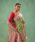 Lemon_Green_Handloom_Pure_Tissue_Silk_Banarasi_Saree_With_Ikat_Motifs_And_Meenakari_Border_WeaverStory_01