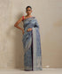 Teal_Handloom_Pure_Katan_Silk_Kimkhab_Shikargah_Banarasi_Saree_With_Pink_Selvedge_WeaverStory_02