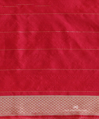 Handloom_Pink_Pure_Katan_Silk_Kimkhab_Shikargah_Banarasi_Saree_With_Bird_And_Pecock_Motifs_WeaverStory_05