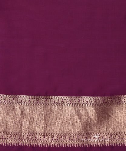 Purple_Handlooom_Pure_Katan_Silk_Saree_Zari_And_Resham_Cutwork_Floral_Jaal_WeaverStory_05