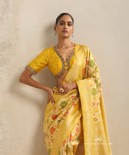 Yellow_Handloom_Pure_Katan_Silk_Kimkhab_Banarasi_Saree_WeaverStory_01