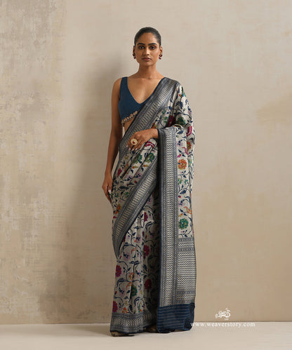 Navy_Blue_Handloom_Pure_Katan_Silk_Kimkhab_Banarasi_Saree_WeaverStory_02