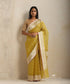 Lemon_Yellow_Handloom_Pure_Kora_Silk_Banarasi_Saree_With_Gold_And_Silver_Kadhwa_Boota_With_Baby_Pink_Selvedge_WeaverStory_02