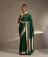 Handloom_Green_Pure_Katan_Silk_Banarasi_Saree_With_Gold_And_Silver_Kadhwa_Boota_And_Light_Green_Selvedge_WeaverStory_02