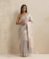 Handloom_Grey_Pure_Katan_Tissue_Kadhwa_Banarasi_Saree_With_Ginni_Booti_WeaverStory_02