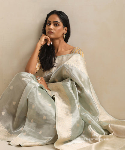 Handloom_Pastel_Green_Pure_Tissue_Silk_Banarasi_Saree_With_Kadhwa_Booti_WeaverStory_01