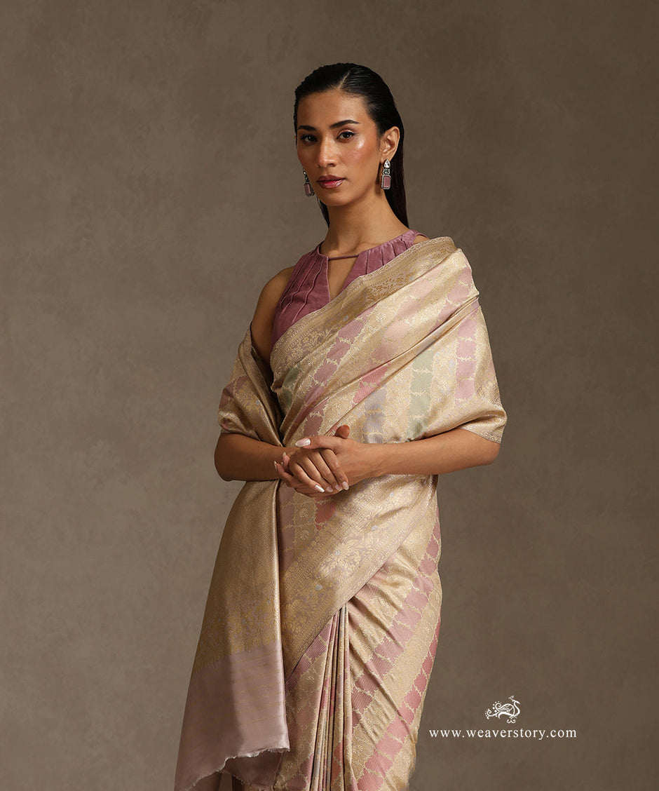 Mauve Elegant Hue Handloom Saree main image 0