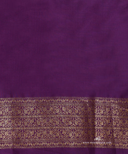 Purple_Handloom_Pure_Katan_Silk_Banarasi_Saree_With_Antique_Zari_WeaverStory_05