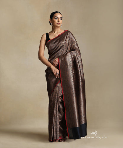 Black_Handloom_Pure_Katan_Silk_Kimkhab_Banarasi_Saree_With_Antique_Zari_WeaverStory_02