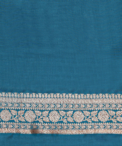 Handloom_Teal_Pure_Katan_Silk_Kimkhab_Banarasi_Saree_With_Antique_Zari_WeaverStory_05