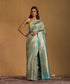 Handloom_Ice_Blue_Pure_Katan_Silk_Kimkhab_Banarasi_Saree_With_Gold_Zari_Diamond_Motifs_And_Floral_Border_WeaverStory_01