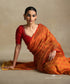 Handloom_Mustard_Pure_Katan_Silk_Tanchoi_Banarasi_Saree_With_Red_Flower_Jaal_And_Zigzag_Border_WeaverStory_01