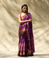 Purple_Handloom_Pure_Mulberry_Silk_Ikat_Patola_Saree_With_Gold_Zari_Border_WeaverStory_01