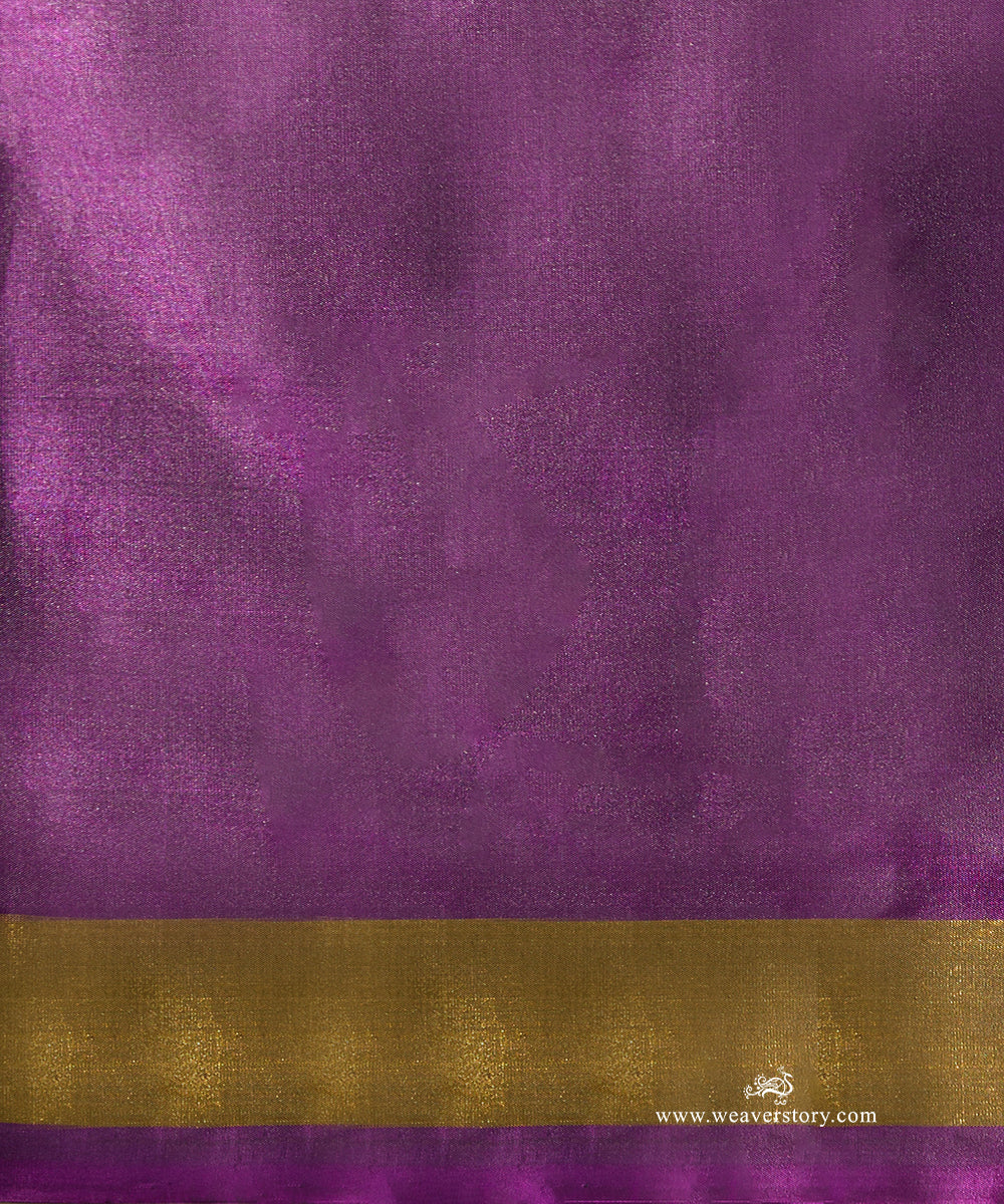 Purple_Handloom_Pure_Mulberry_Silk_Ikat_Patola_Saree_With_Gold_Zari_Border_WeaverStory_05