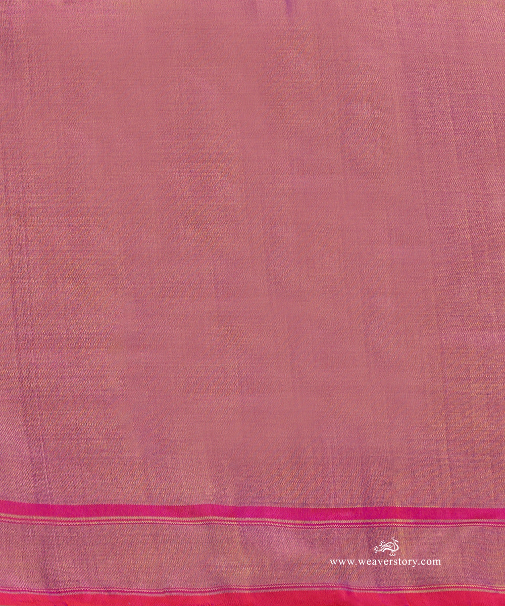 Mustard_And_Purple_Handloom_Pure_Mulberry_Tissue_Silk_Ikat_Patola_Saree_With_Pink_Selvedge_WeaverStory_05