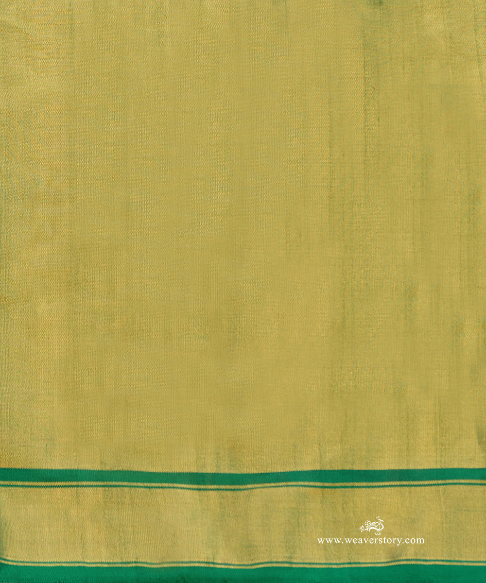 Mustard_And_Green_Handloom_Pure_Mulberry_Tissue_Silk_Ikat_Patola_Saree_WeaverStory_05