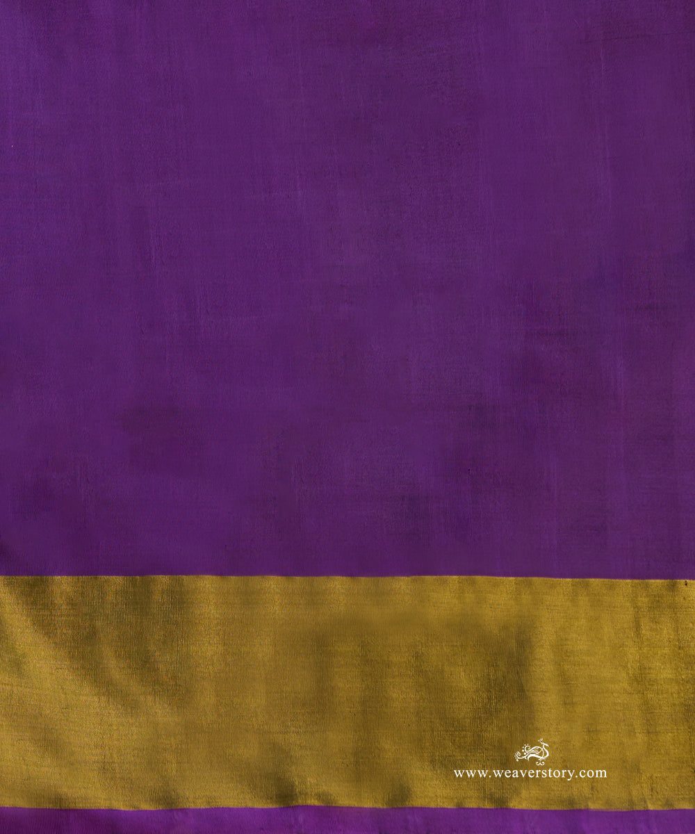 Purple_Handloom_Pure_Pure_Mulberry_Silk_Ikat_Patola_Saree_With_Tissue_Border_And_Tree_Motifs_WeaverStory_05