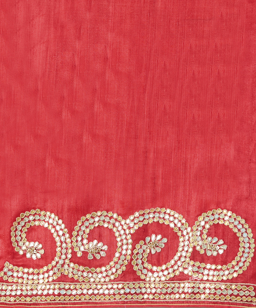 Handloom_Gold_Pure_Tissue_Silk_Saree_With_Gota_Patti_Embroidery_WeaverStory_06