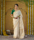 Handloom_Offwhite_Pure_Tussar_Silk_Saree_With_Gota_Patti_And_Dabka_Work_WeaverStory_01