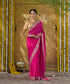 Rani_Pink_Handloom_Pure_Georgette_Bandhej_Saree_With_Gota_Patti_Border_WeaverStory_01