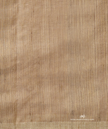 Beige_Handloom_Pure_Tussar_Dhakai_Jamdani_Saree_With_Silk_Muslin_Flower_Palla_WeaverStory_06