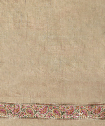 Baige_And_Pastel_Green_Handloom_Pure_Katan_Silk_Tanchoi_Jamawar_Saree_With_Meenakri_Small_Paisley_WeaverStory_05
