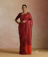 Orange_And_Blue_Handloom_Pure_Katan_Silk_Resham_Tanchoi_Banrasi_Saree_With_Flower_Jall_And_Red_Selvedge_WeaverStory_02
