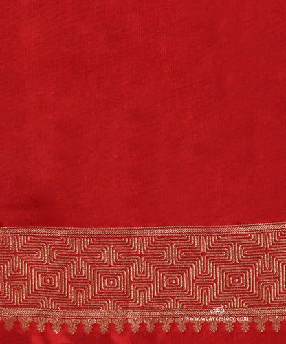 Pink_Handloom_Pure_Katan_Silk_Kimkhab_Banarasi_Saree_With_Orangish-Red_Selvedge_WeaverStory_05