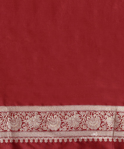 Firozi_Handloom_Pure_Katan_Silk_Kimkhab_Banrasi_Saree_With_Flower_Jall_WeaverStory_05